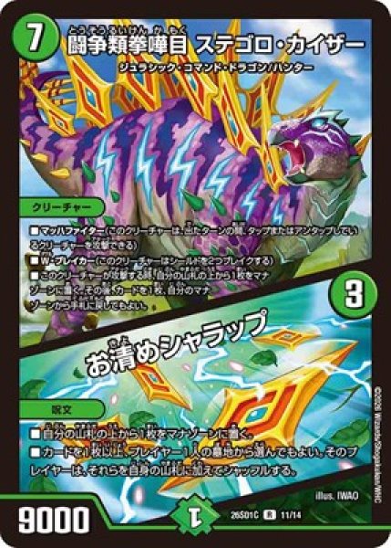 画像1: 《闘争類拳嘩目 ステゴロ・カイザー／お清めシャラップ(11/14)》 (1)