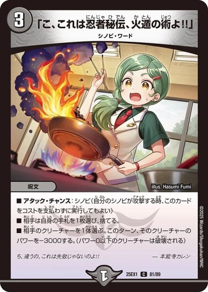画像1: 《「こ、これは忍者秘伝、火遁の術よ！！」》（81/89） (1)